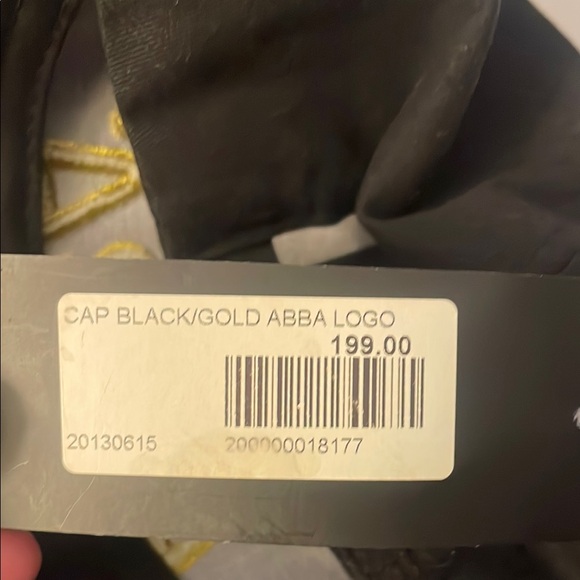 Black Cap with Gold ABBA Logo - Picture 4 of 4